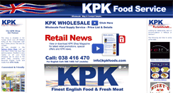 Desktop Screenshot of kpkfoods.com